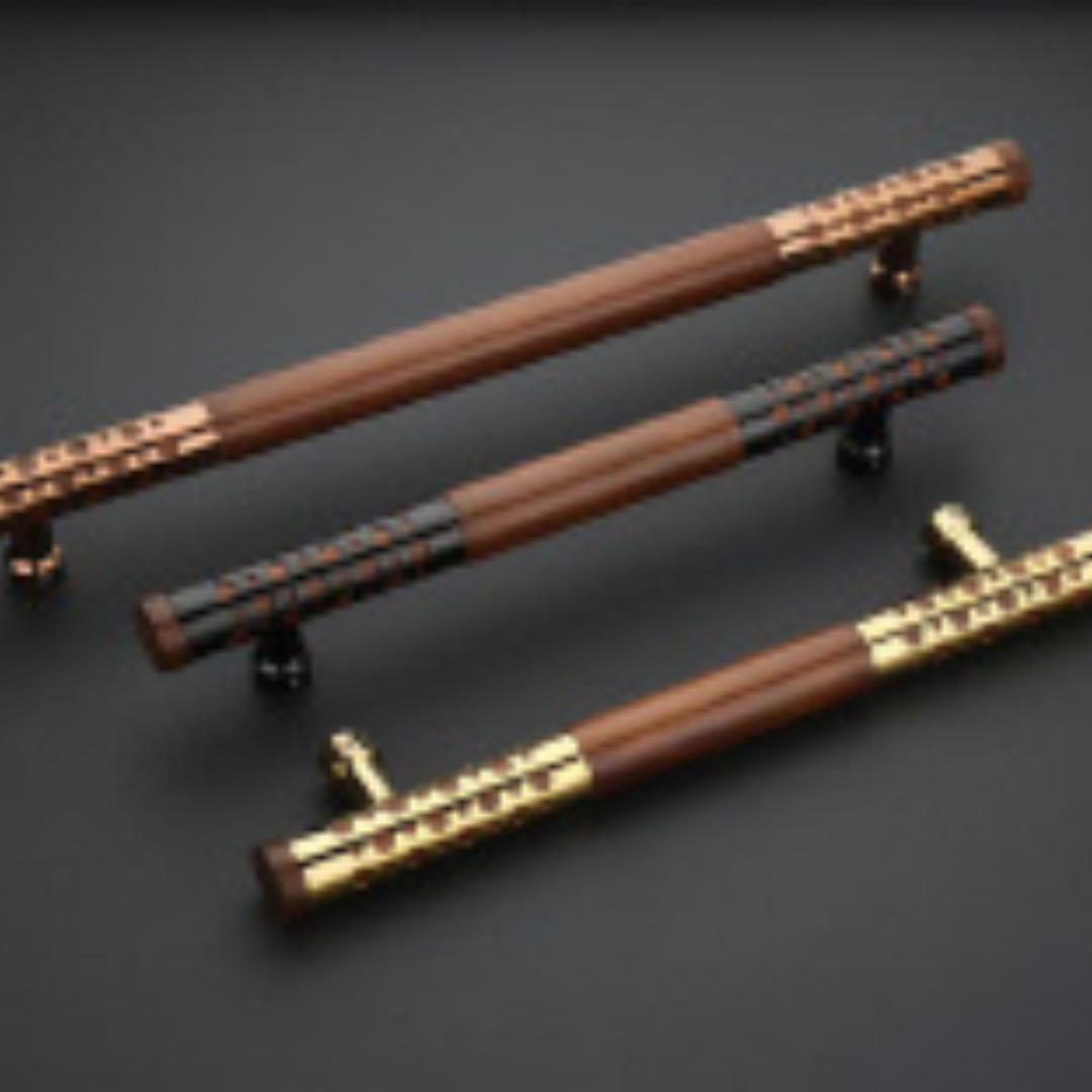 Elite Wood-Metal Fusion Cabinet Pull Handles